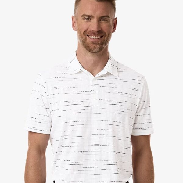 Men's Ultimate365 Mesh Glimmer Print Polo Thumbnail