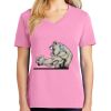 Ladies Core Cotton V Neck Tee Thumbnail