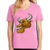 Ladies Core Cotton V Neck Tee Thumbnail