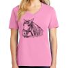 Ladies Core Cotton V Neck Tee Thumbnail