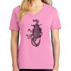 Ladies Core Cotton V Neck Tee Thumbnail