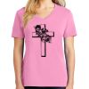 Ladies Core Cotton V Neck Tee Thumbnail