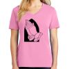 Ladies Core Cotton V Neck Tee Thumbnail