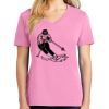 Ladies Core Cotton V Neck Tee Thumbnail