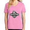 Ladies Core Cotton V Neck Tee Thumbnail
