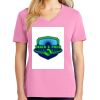 Ladies Core Cotton V Neck Tee Thumbnail