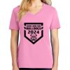 Ladies Core Cotton V Neck Tee Thumbnail