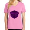Ladies Core Cotton V Neck Tee Thumbnail