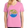 Ladies Core Cotton V Neck Tee Thumbnail