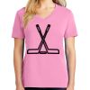 Ladies Core Cotton V Neck Tee Thumbnail