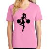 Ladies Core Cotton V Neck Tee Thumbnail