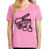 Ladies Core Cotton V Neck Tee Thumbnail