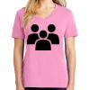 Ladies Core Cotton V Neck Tee Thumbnail