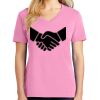 Ladies Core Cotton V Neck Tee Thumbnail