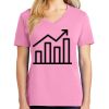 Ladies Core Cotton V Neck Tee Thumbnail