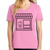 Ladies Core Cotton V Neck Tee Thumbnail