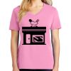 Ladies Core Cotton V Neck Tee Thumbnail