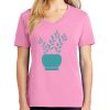 Ladies Core Cotton V Neck Tee Thumbnail
