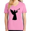 Ladies Core Cotton V Neck Tee Thumbnail