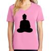 Ladies Core Cotton V Neck Tee Thumbnail