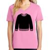 Ladies Core Cotton V Neck Tee Thumbnail