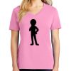 Ladies Core Cotton V Neck Tee Thumbnail
