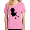 Ladies Core Cotton V Neck Tee Thumbnail