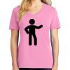 Ladies Core Cotton V Neck Tee Thumbnail