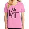 Ladies Core Cotton V Neck Tee Thumbnail