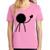 Ladies Core Cotton V Neck Tee Thumbnail