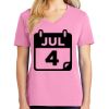 Ladies Core Cotton V Neck Tee Thumbnail