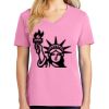 Ladies Core Cotton V Neck Tee Thumbnail